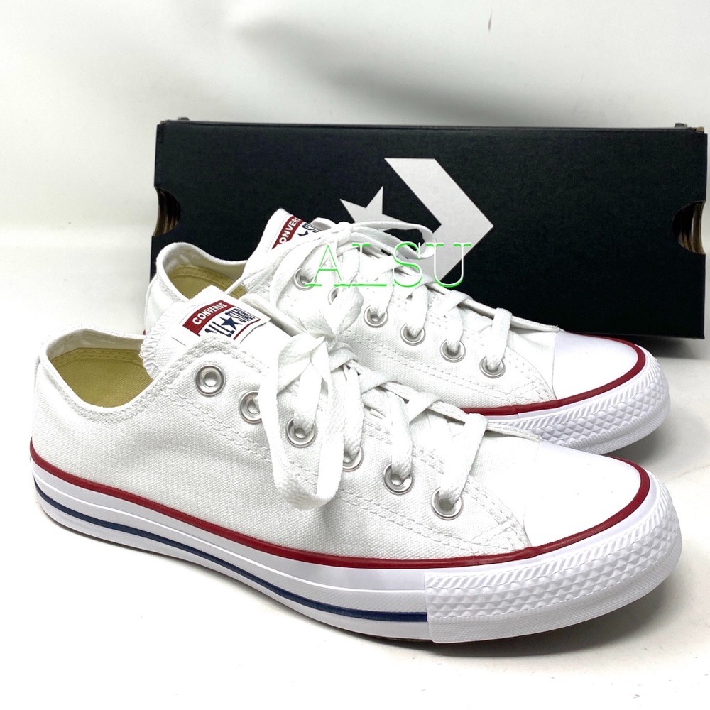 Converse All Star Classic Low Canvas White Women’s Size Sneakers M7652C - Picture 6 of 8